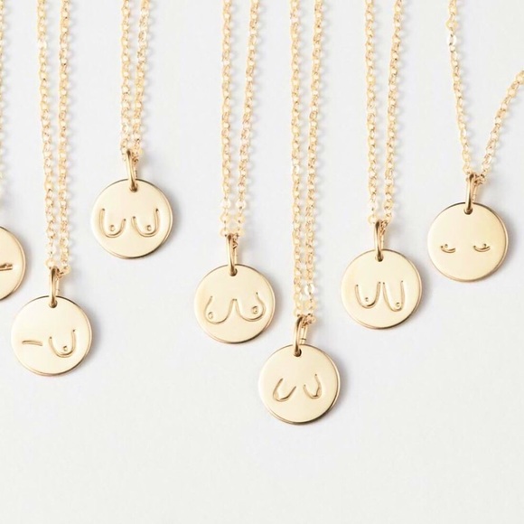 Urban Outfitters Jewelry - “Breast Friends” Body Beauty Appreciation Necklace